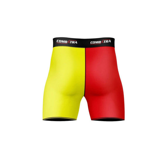 Chinese Flag Compression Shorts - Patriotic Activewear - Compression Shorts | Combatra