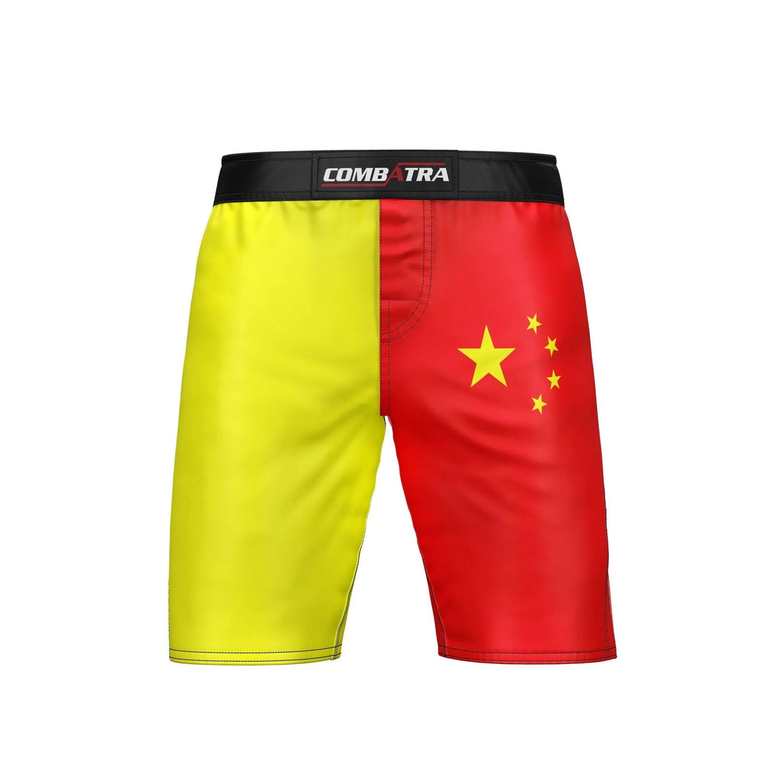 Chinese Flag MMA Shorts - Ring Pride! - MMA Shorts | Combatra