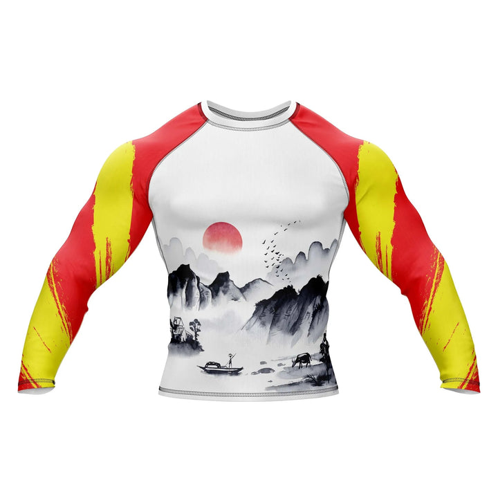 Chinese Red Dragon Patriotic Rashguard - Patriotic Rashguards | Combatra