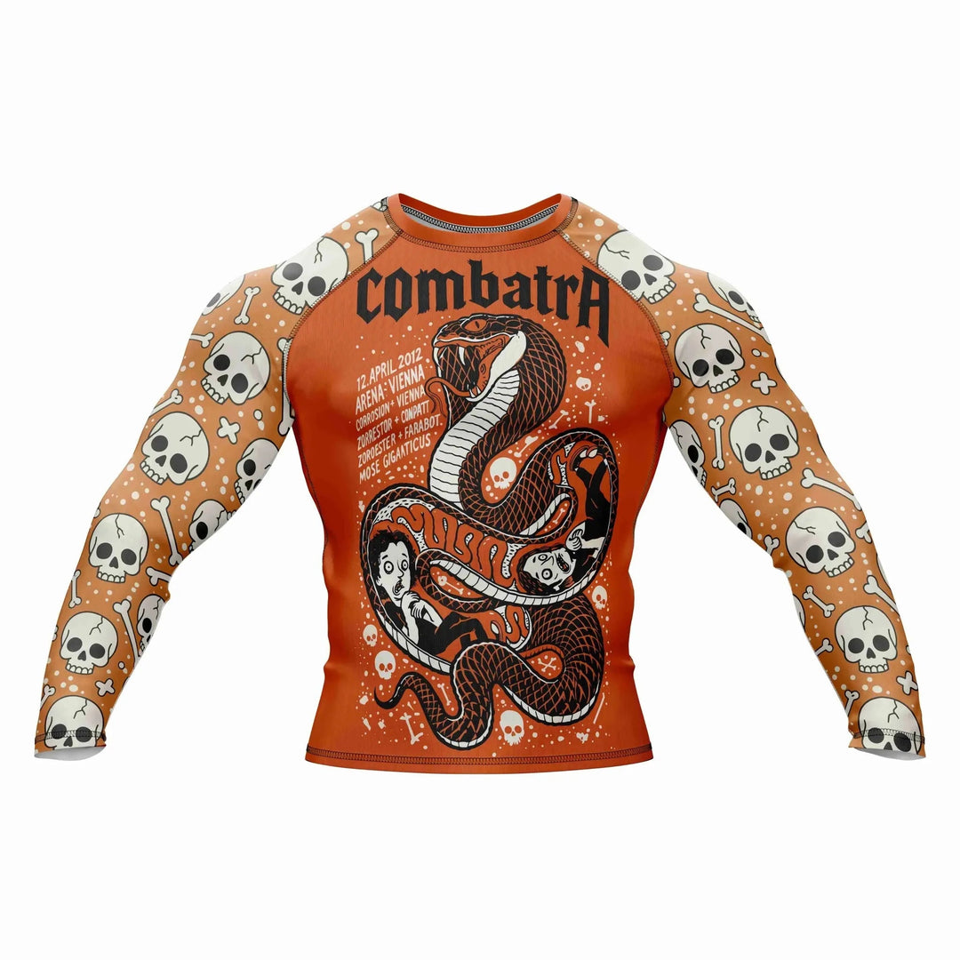 Cobra Skull Combat Compression Rash Guard - Premium Rashguards | Combatra