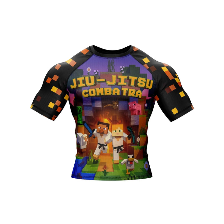 Combat Pixel Compression Rash Guard - Premium Rashguards | Combatra