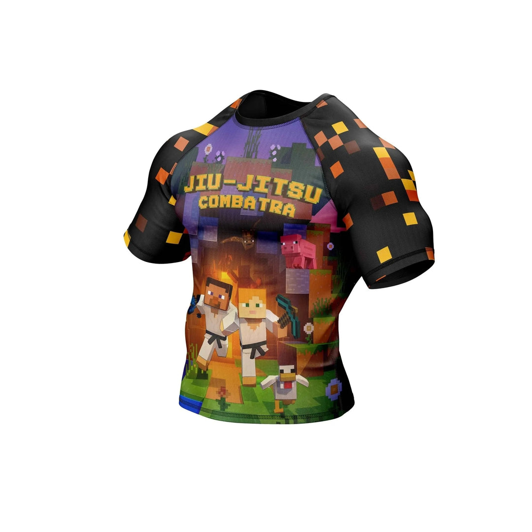 Combat Pixel Compression Rash Guard - Premium Rashguards | Combatra