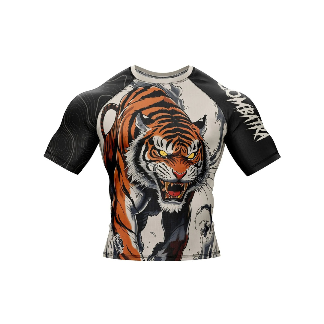 Combat Tiger Strength Compression Rashguard - Premium Rashguards | Combatra