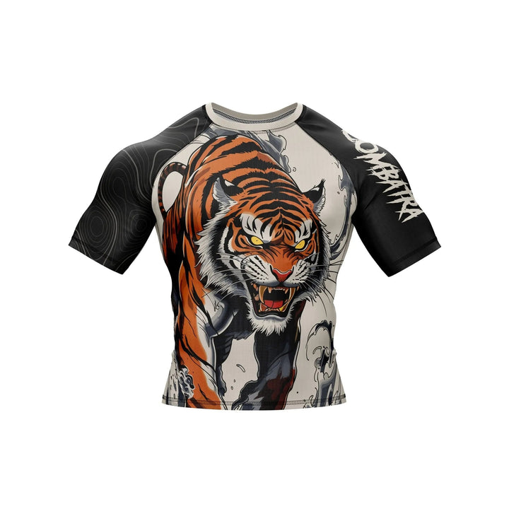 Combat Tiger Strength Compression Rashguard - Premium Rashguards | Combatra
