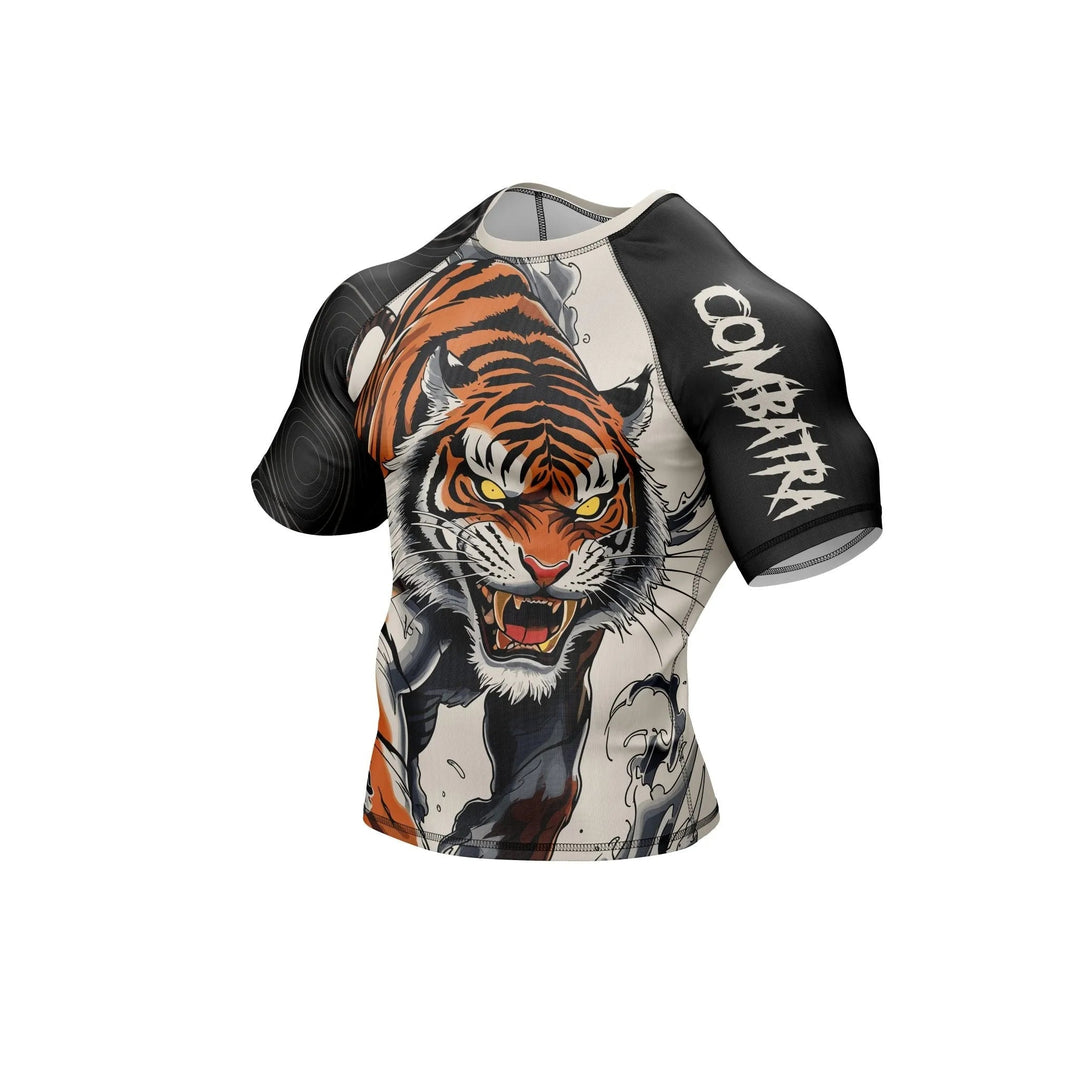 Combat Tiger Strength Compression Rashguard - Premium Rashguards | Combatra