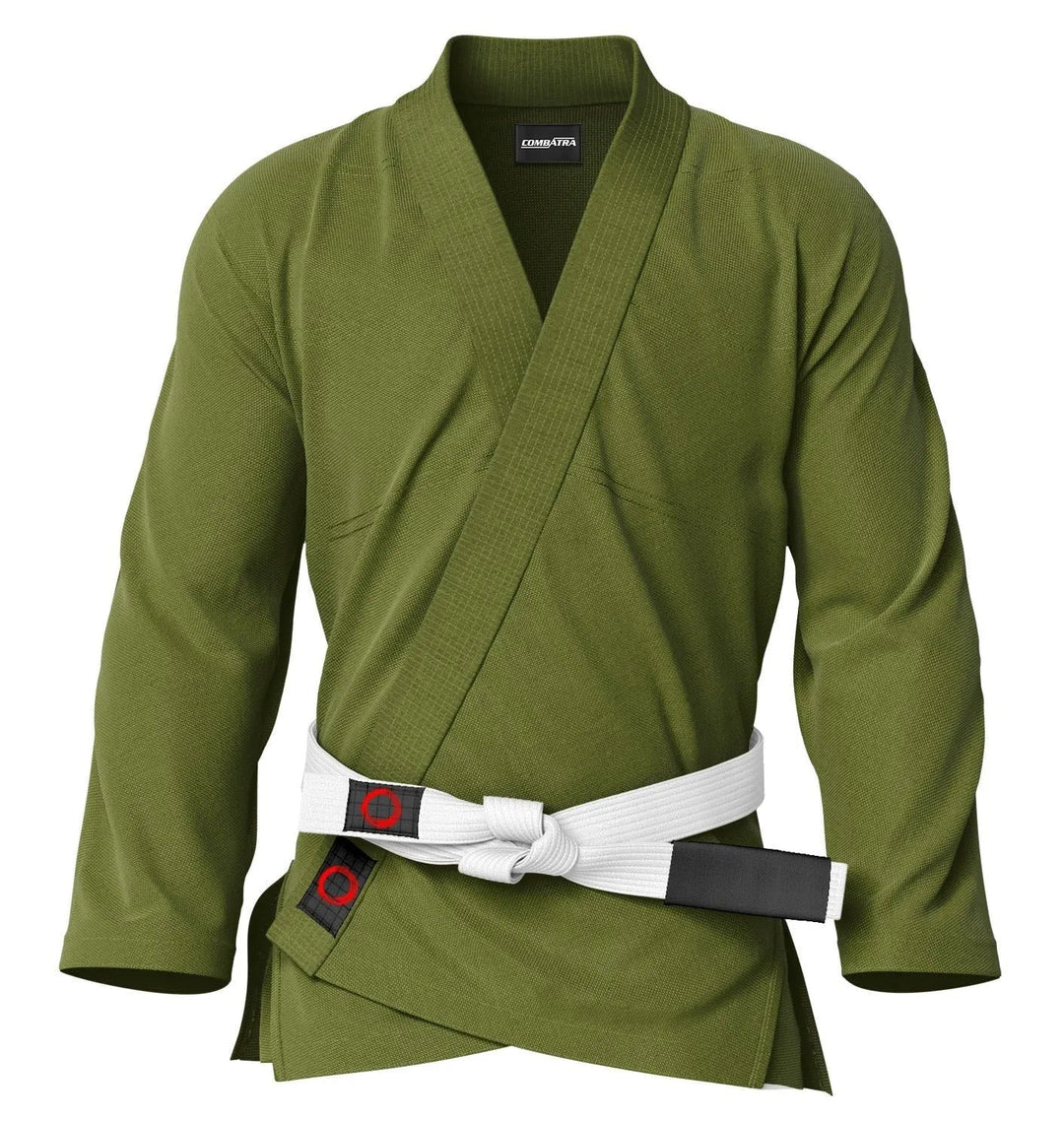 Combatra Olive Brazilian Jiu - Jitsu Gi Jacket - Brazilian Jiu Jitsu gi - Jacket Only | Combatra