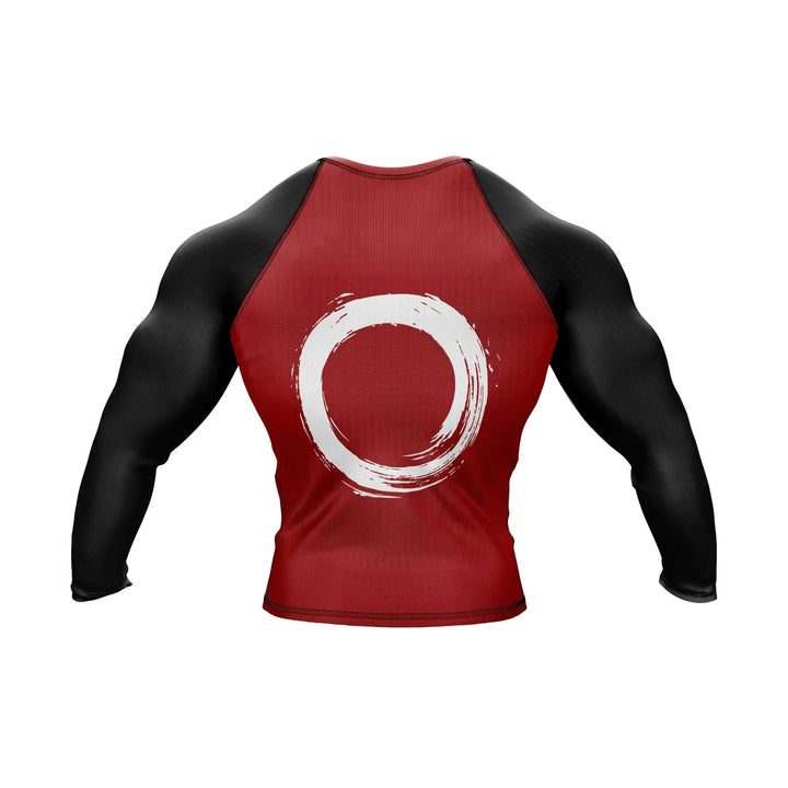 Combatra Sports Red & Black Compression Rashguard - Premium Rashguards | Combatra