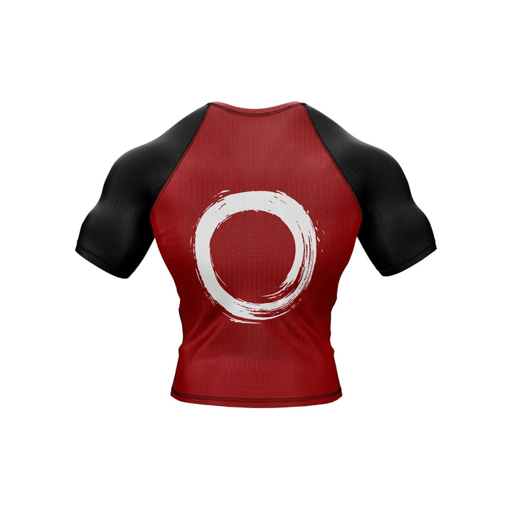 Combatra Sports Red &amp; Black Compression Rashguard - Premium Rashguards | Combatra