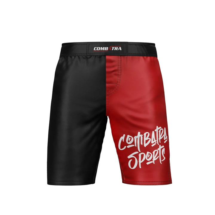 Combatra Sports Red & Black MMA Shorts - MMA Shorts | Combatra