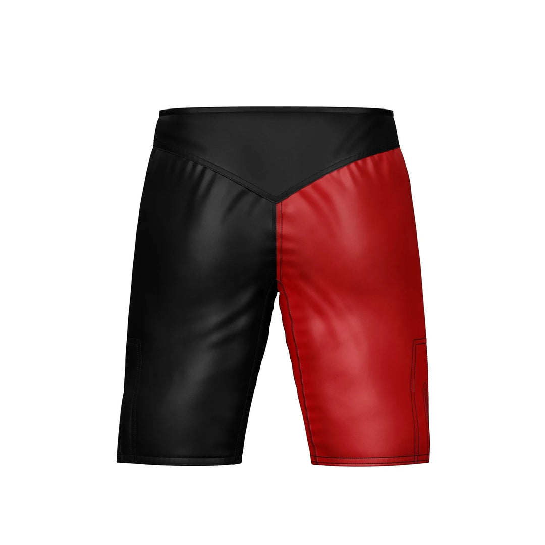 Combatra Sports Red &amp; Black MMA Shorts - MMA Shorts | Combatra