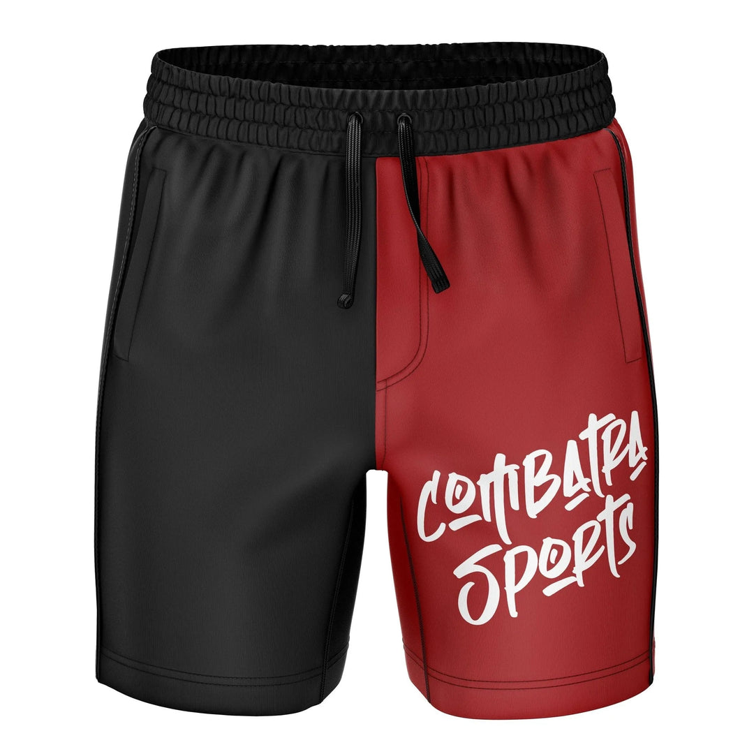 Combatra Sports Red &amp; Black Training Shorts - Training Shorts | Combatra