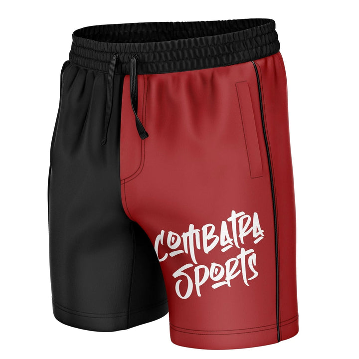 Combatra Sports Red &amp; Black Training Shorts - Training Shorts | Combatra