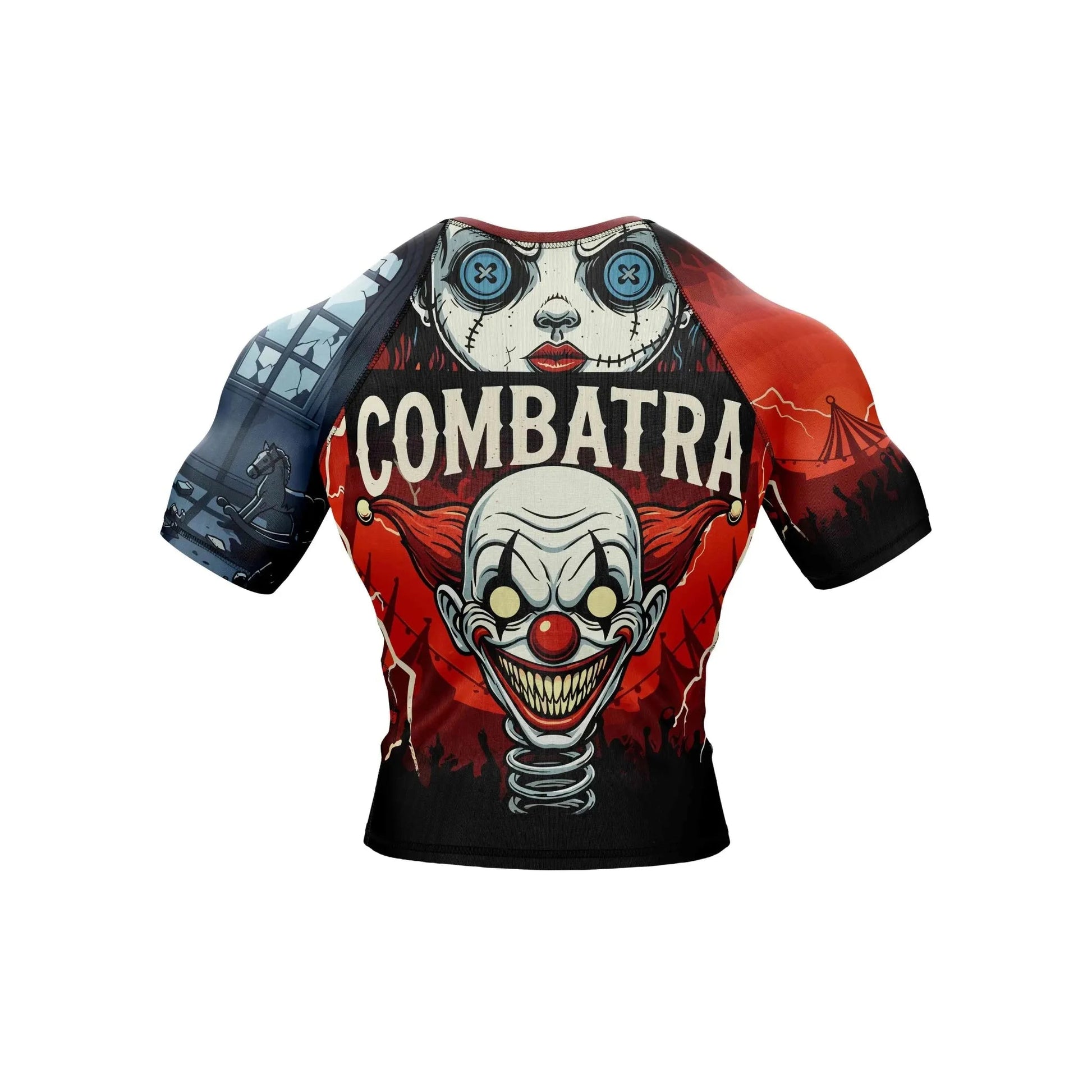 Creepy Doll Combat Compression Rash Guard - Premium Rashguards | Combatra