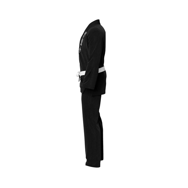 Custom Alpha Black Plain Brazilian Jiu Jitsu gi - Personalised Gi | Combatra