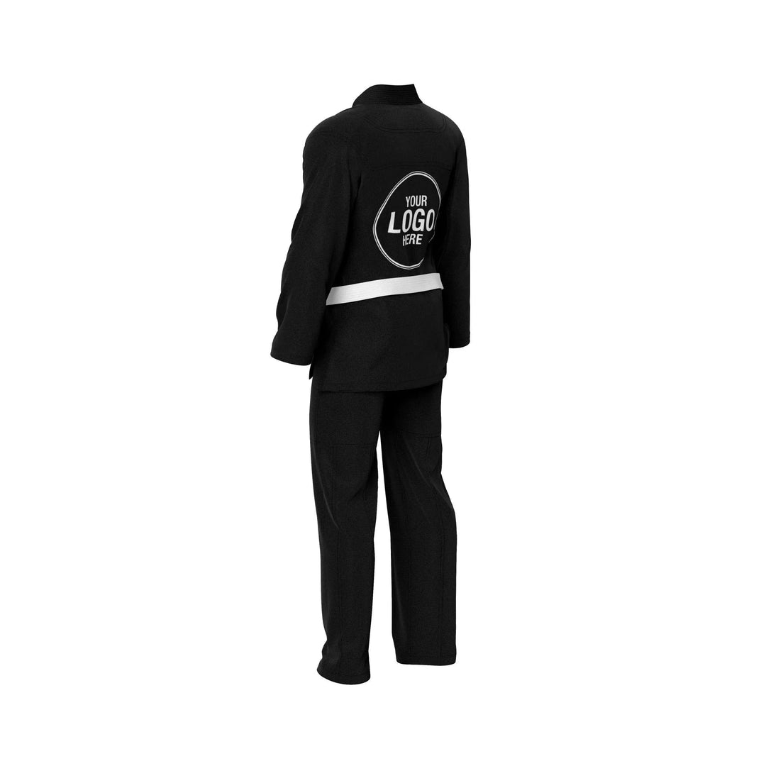Custom Alpha Black Plain Brazilian Jiu Jitsu gi - Personalised Gi | Combatra