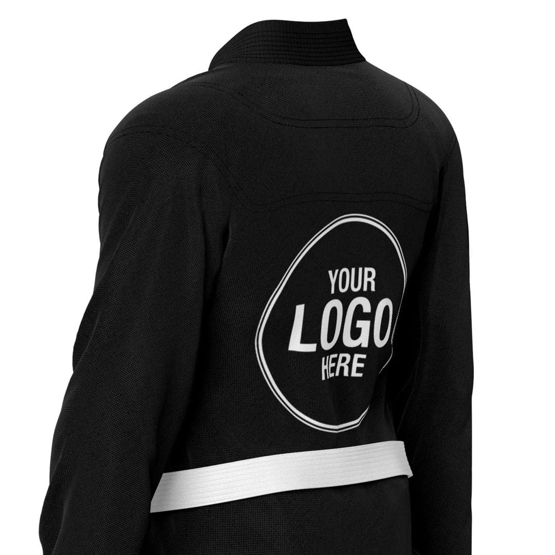 Custom Alpha Black Plain Brazilian Jiu Jitsu gi - Personalised Gi | Combatra