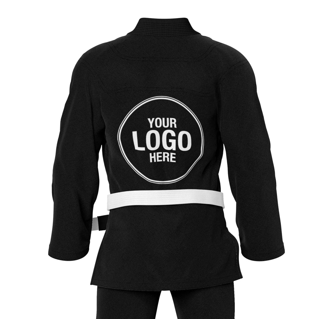 Custom Alpha Black Plain Brazilian Jiu Jitsu gi - Personalised Gi | Combatra