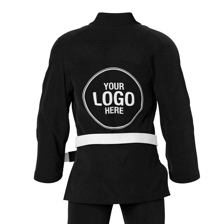 Custom Alpha Black Plain Brazilian Jiu Jitsu gi - Personalised Gi | Combatra