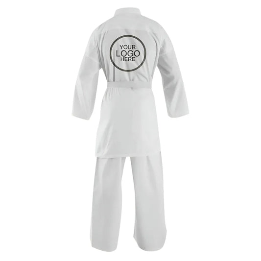Custom alpha White 08 oz light Weight Karate Uniform - Custom Karate Uniform | Combatra