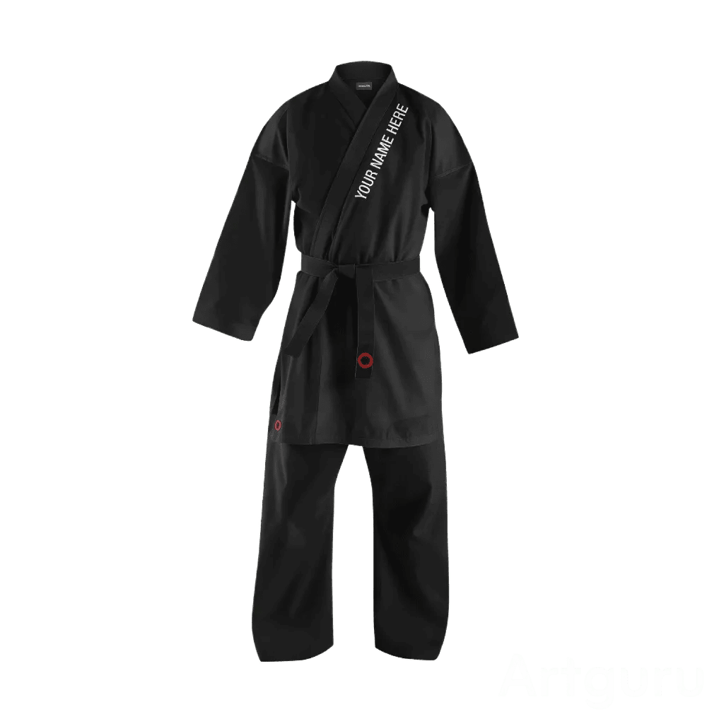 Custom Black 10 oz. Light Weight Karate Uniform - Custom Karate Uniform | Combatra