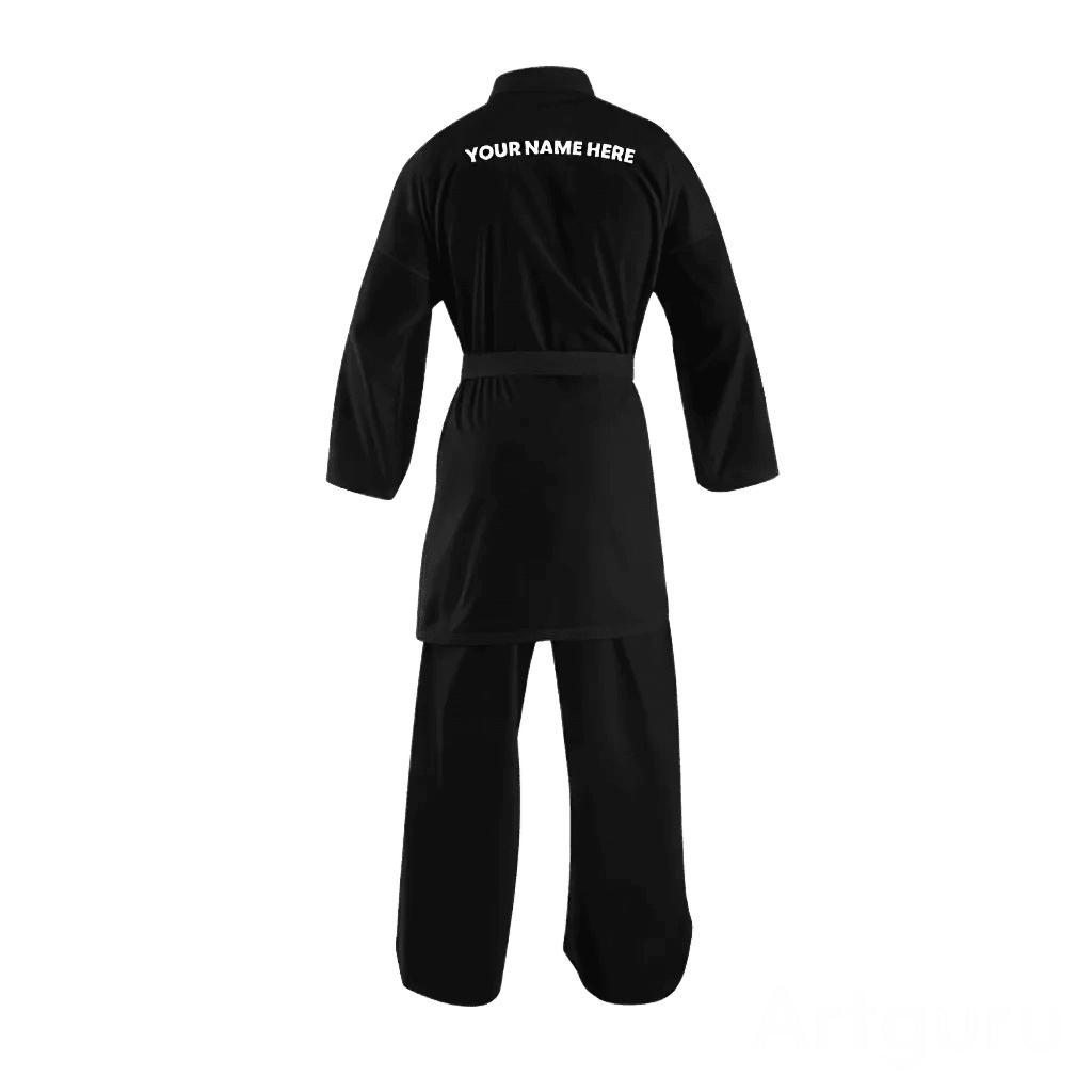 Custom Black 10 oz. Light Weight Karate Uniform - Custom Karate Uniform | Combatra