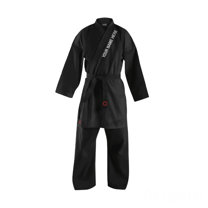 Custom Black 14 oz Heavyweight Karate Uniform - Custom Karate Uniform | Combatra