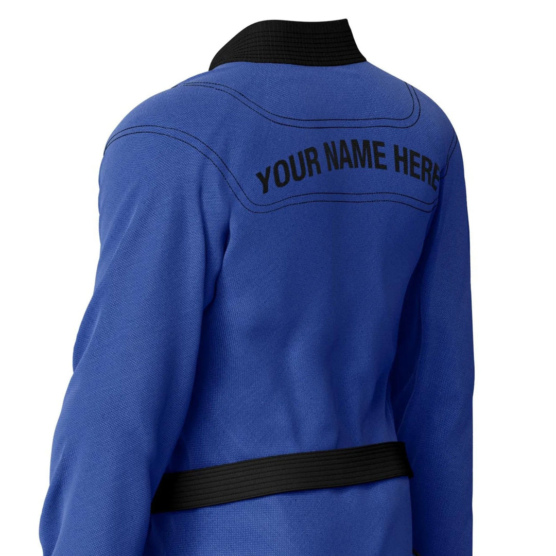 Custom Blue with Black Pant Brazilian Jiu JItsu gi - Personalised Gi | Combatra