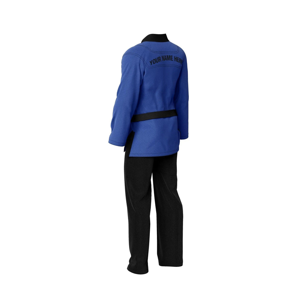 Custom Blue with Black Pant Brazilian Jiu JItsu gi - Personalised Gi | Combatra