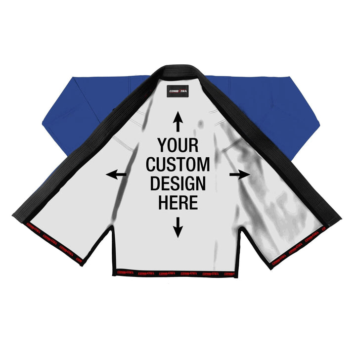 Custom Blue with Custom Shirt and Black Pant Jiu JItsu gi - Personalised Gi | Combatra
