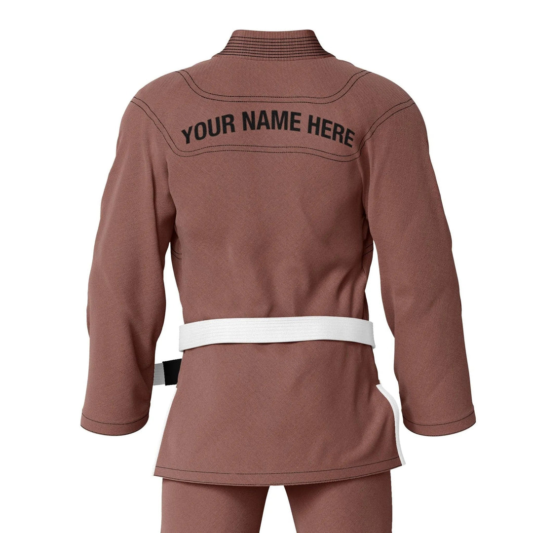 Custom Brown Brazilian Jiu JItsu gi - Personalised Gi | Combatra