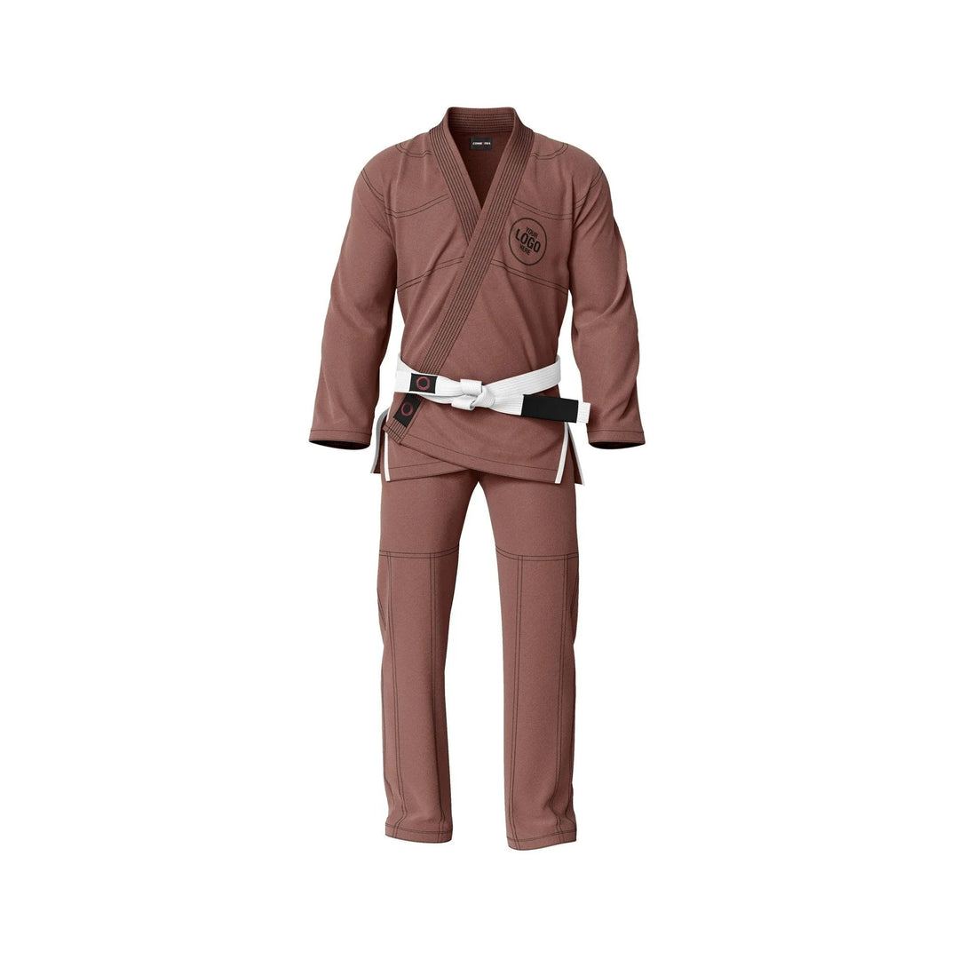 Custom Brown Brazilian Jiu JItsu gi - Personalised Gi | Combatra