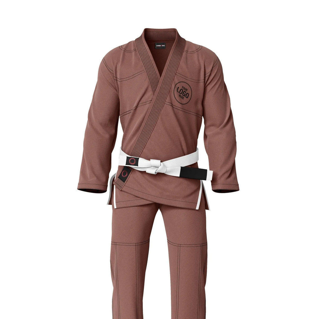 Custom Brown Brazilian Jiu JItsu gi - Personalised Gi | Combatra