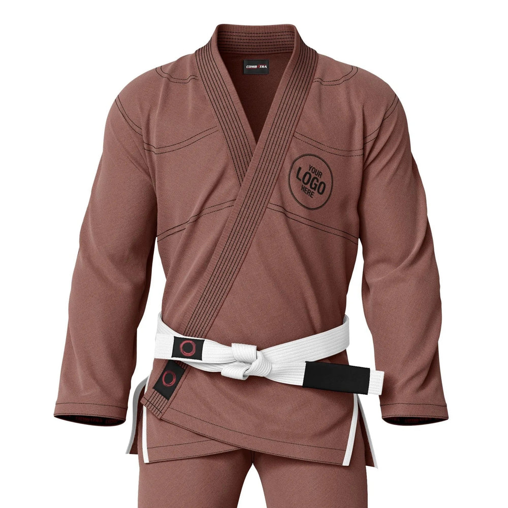 Custom Brown Brazilian Jiu JItsu gi - Personalised Gi | Combatra