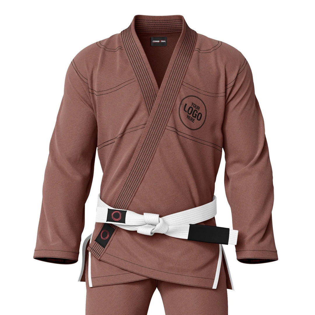Custom Brown Brazilian Jiu JItsu gi - Personalised Gi | Combatra