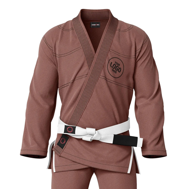 Custom Brown Brazilian Jiu JItsu gi - Personalised Gi | Combatra