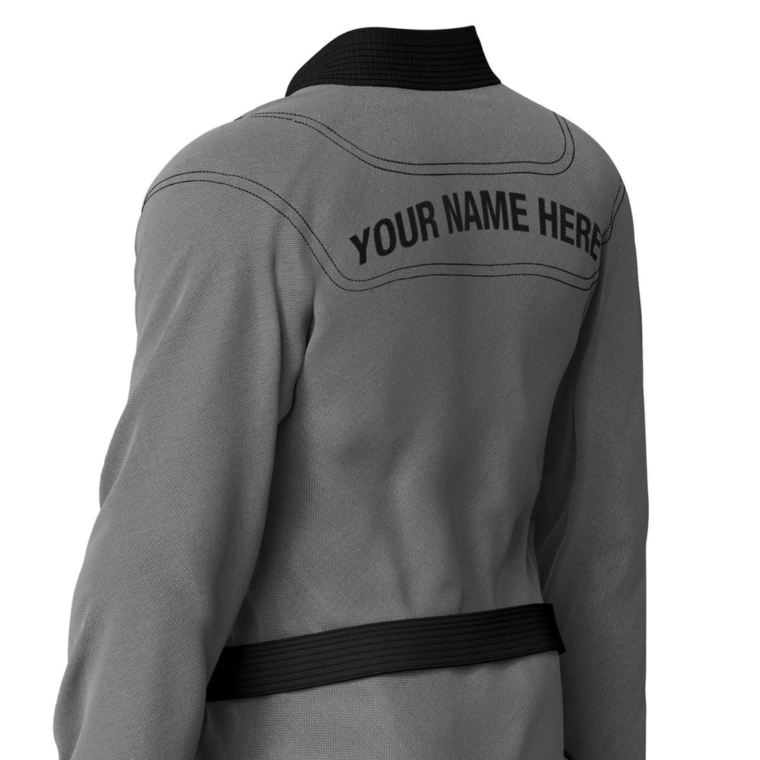 Custom Grey Brazilian Jiu Jitsu Gi - Personalised Gi | Combatra