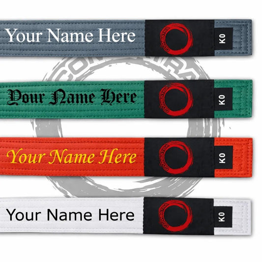 Custom Kids BJJ Belt – Train with Your Name On It - Belts | Combatra