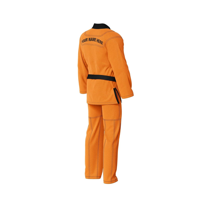 Custom Orange Brazilian Jiu Jitsu Gi - Personalised Gi | Combatra