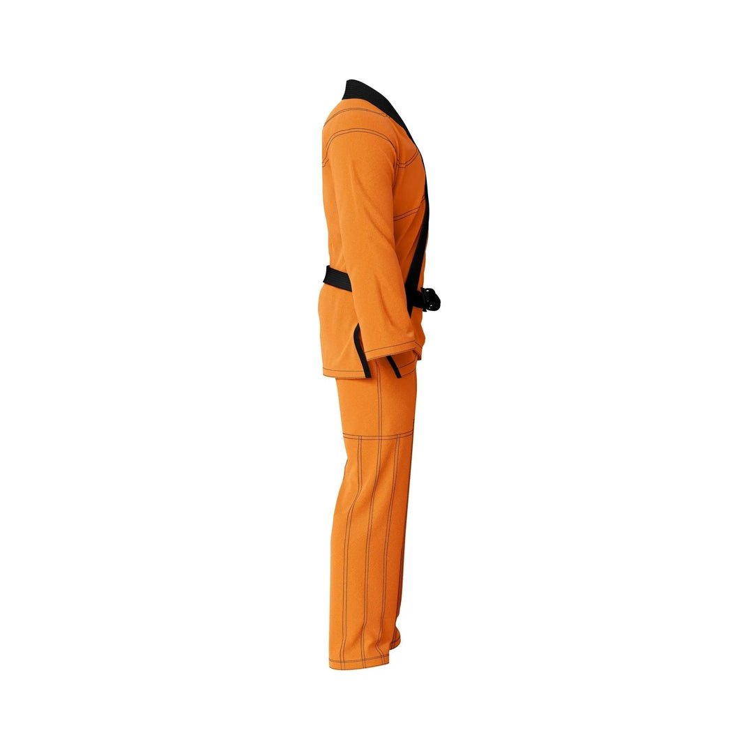 Custom Orange Brazilian Jiu Jitsu Gi - Personalised Gi | Combatra
