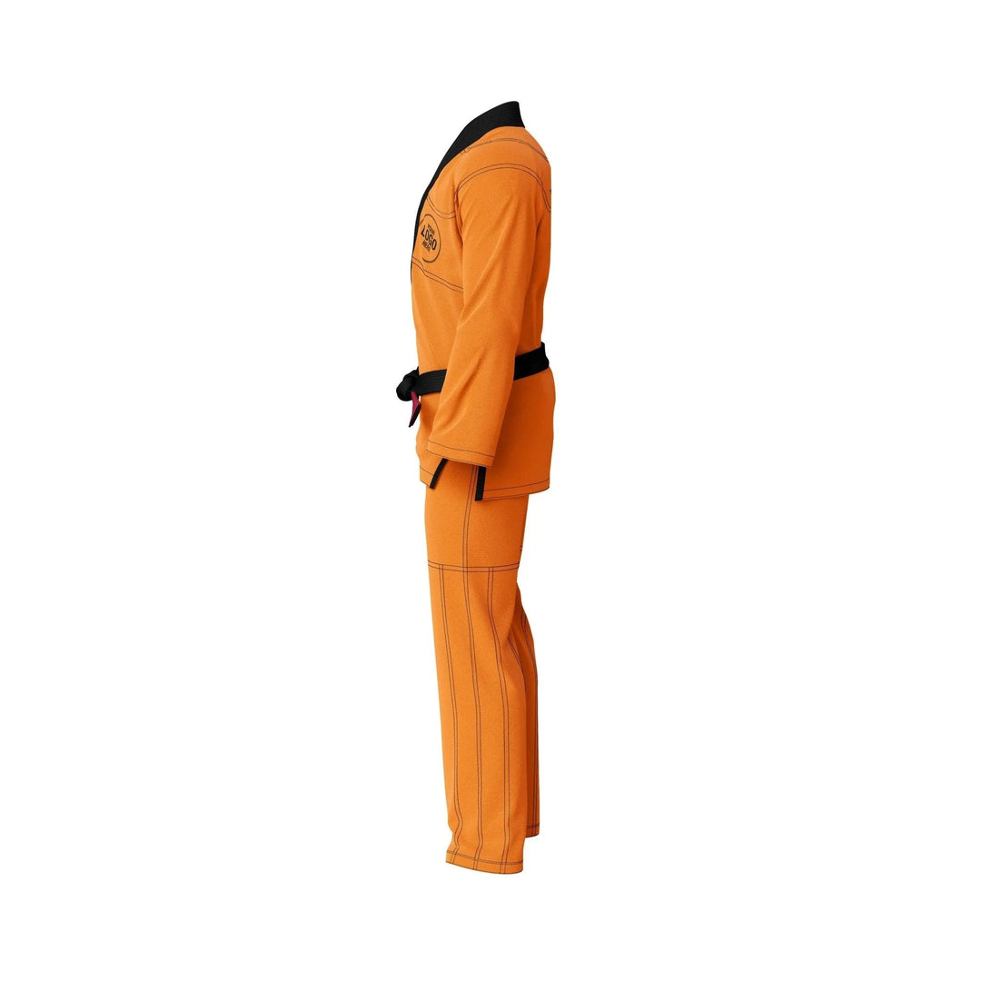 Custom Orange Brazilian Jiu Jitsu Gi - Personalised Gi | Combatra