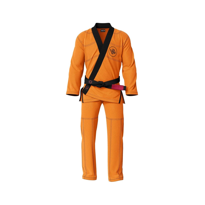 Custom Orange Brazilian Jiu Jitsu Gi - Personalised Gi | Combatra