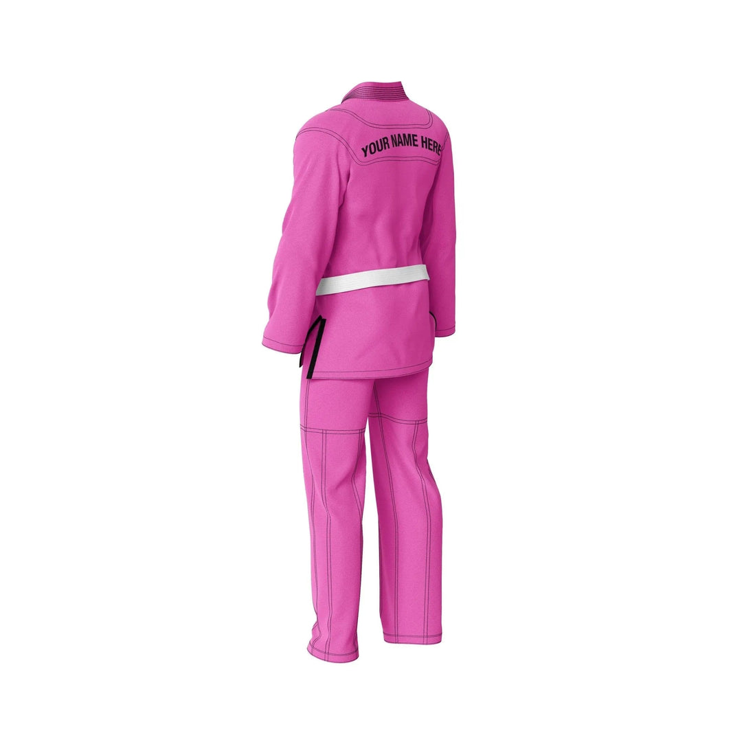 Custom Pink Brazilian Jiu JItsu gi - Personalised Gi | Combatra