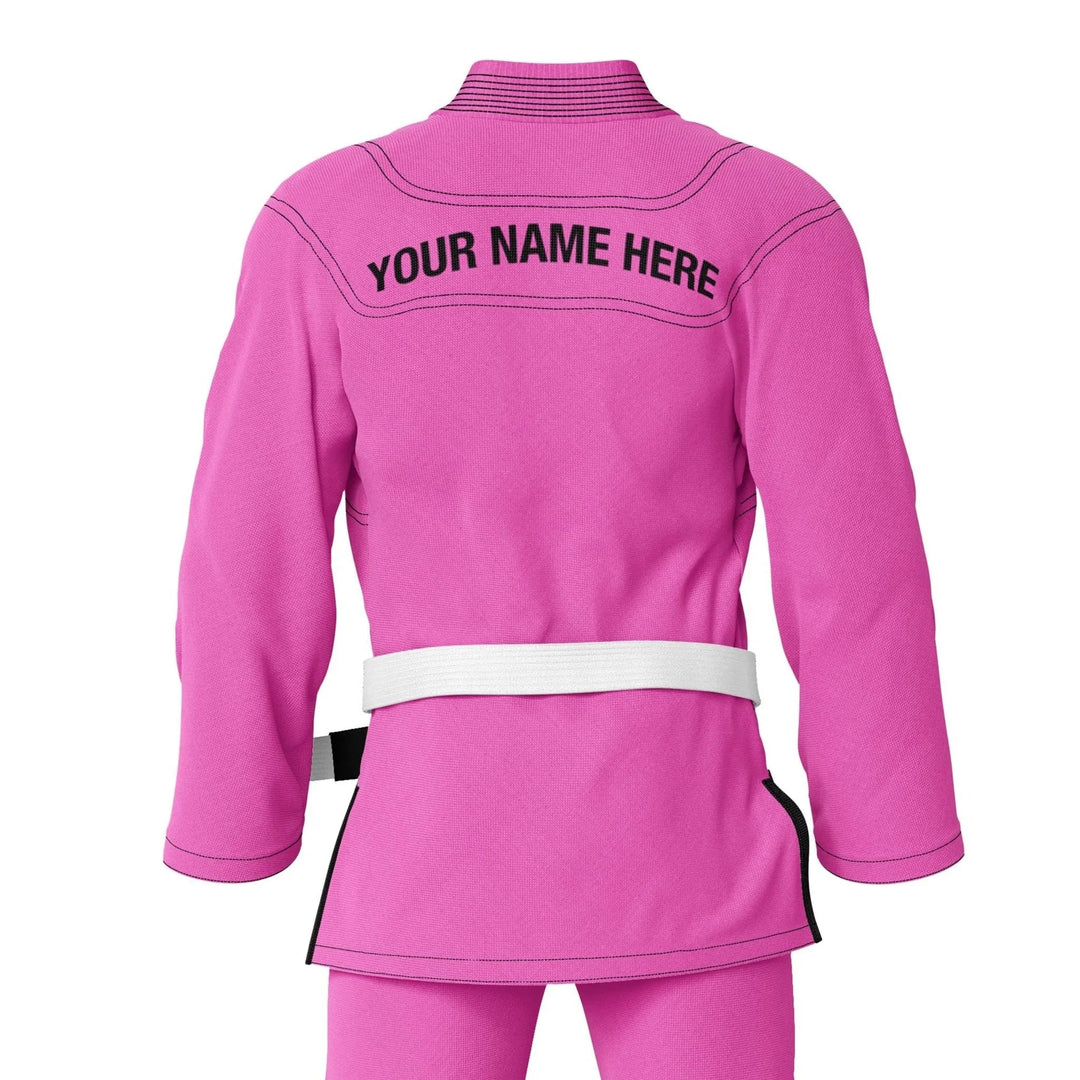 Custom Pink Brazilian Jiu JItsu gi - Personalised Gi | Combatra