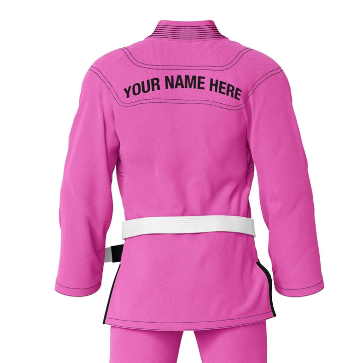 Custom Pink Brazilian Jiu JItsu gi - Personalised Gi | Combatra