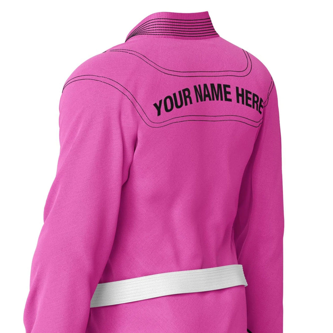 Custom Pink Brazilian Jiu JItsu gi - Personalised Gi | Combatra