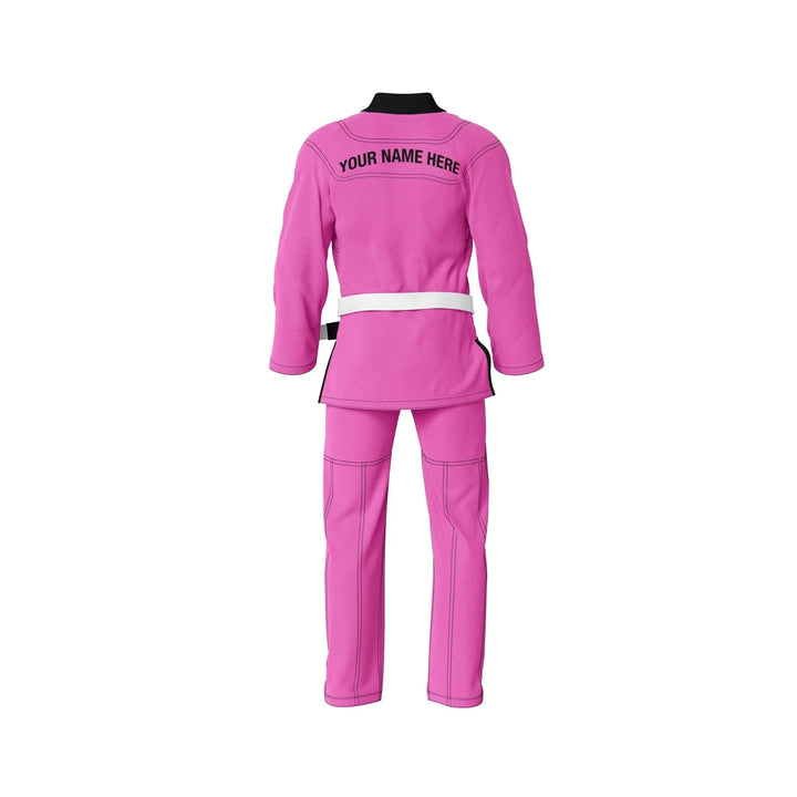 Custom Pink with Black Lapel Brazilian Jiu JItsu gi - Personalised Gi | Combatra
