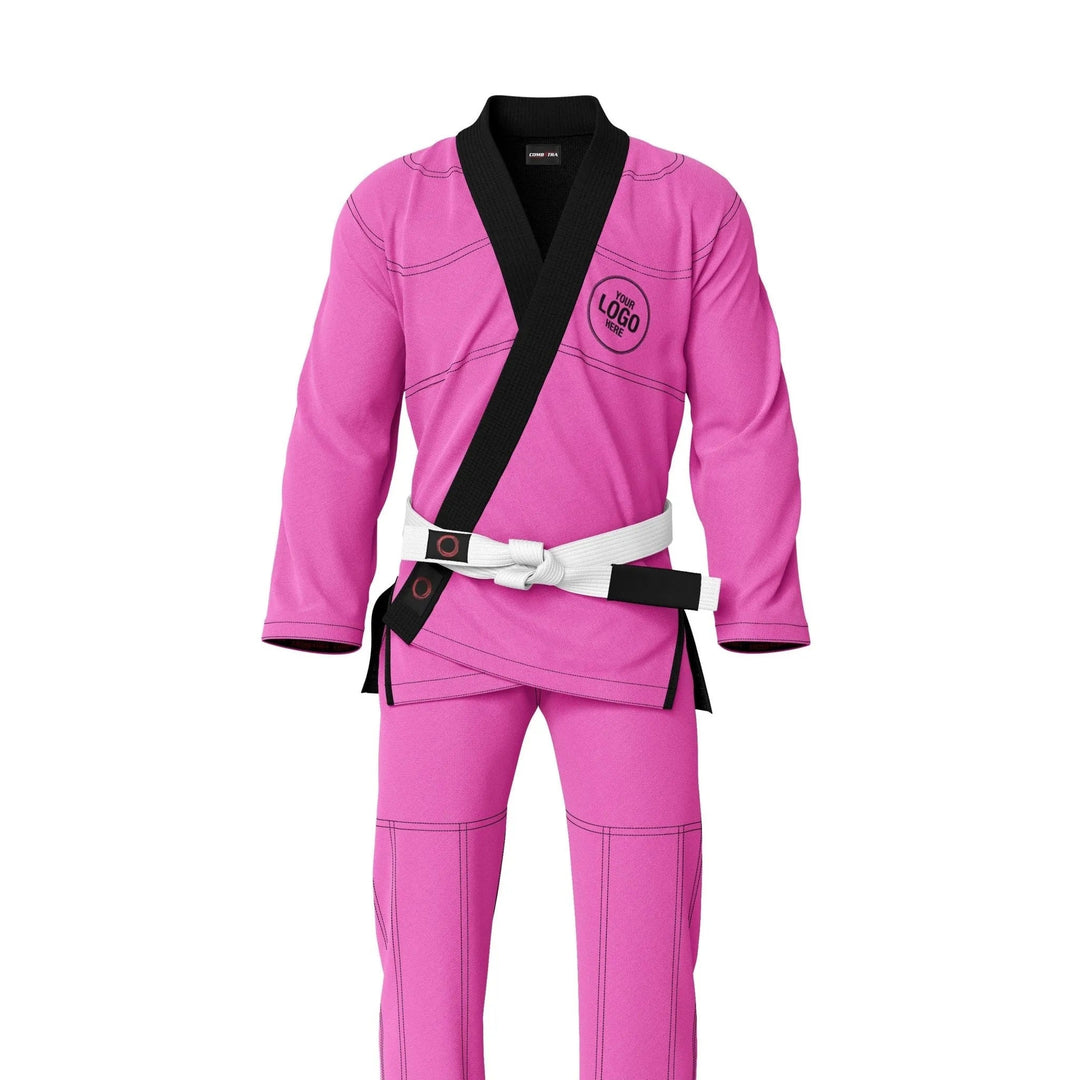 Custom Pink with Black Lapel Brazilian Jiu JItsu gi - Personalised Gi | Combatra