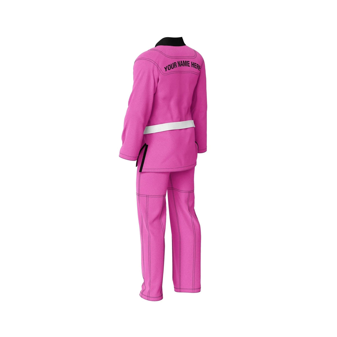Custom Pink with Custom Shirt Brazilian Jiu JItsu gi - Personalised Gi | Combatra