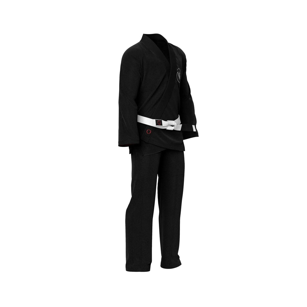 Custom Plain Black Brazilian Jiu JItsu gi - Personalised Gi | Combatra