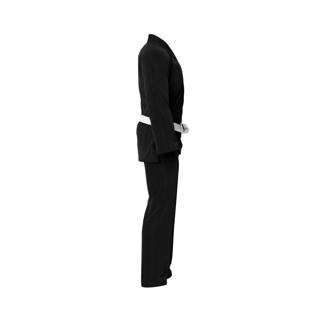 Custom Plain Black Brazilian Jiu JItsu gi - Personalised Gi | Combatra